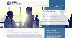 Desktop Screenshot of firmdecisions.com